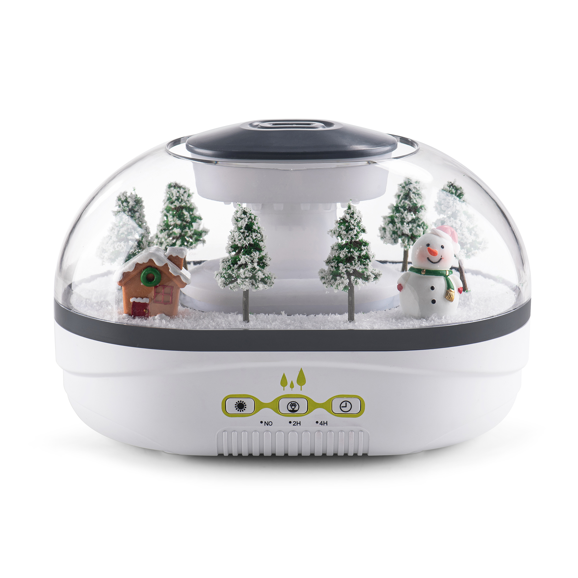 Ultrasonic Aroma Humidifier 400ml – Yminigo Raindrop™ Mist Diffuser with LED Touch Control & Quiet Operation