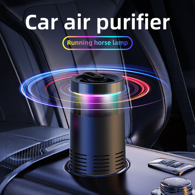 Yminigo K3 Car Air Purifier – Portable with HEPA Filter, 7-Color LED & 3 Purification Modes - Image 3