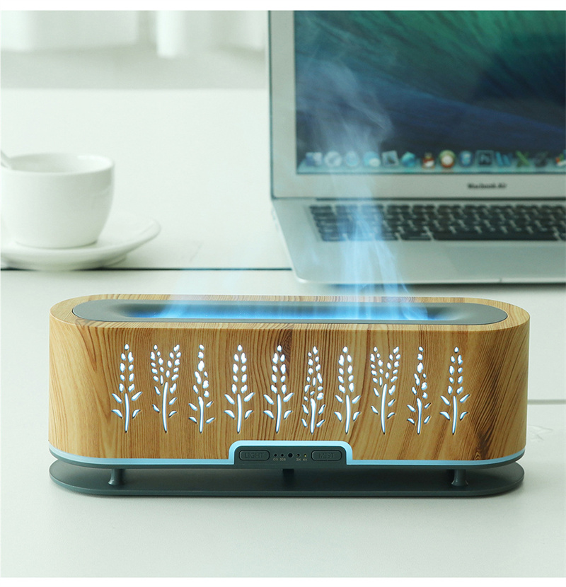 Yminigo Simulation Flame Aroma Diffuser – 200ml with Ioniser, Timer & Remote Control - Image 6