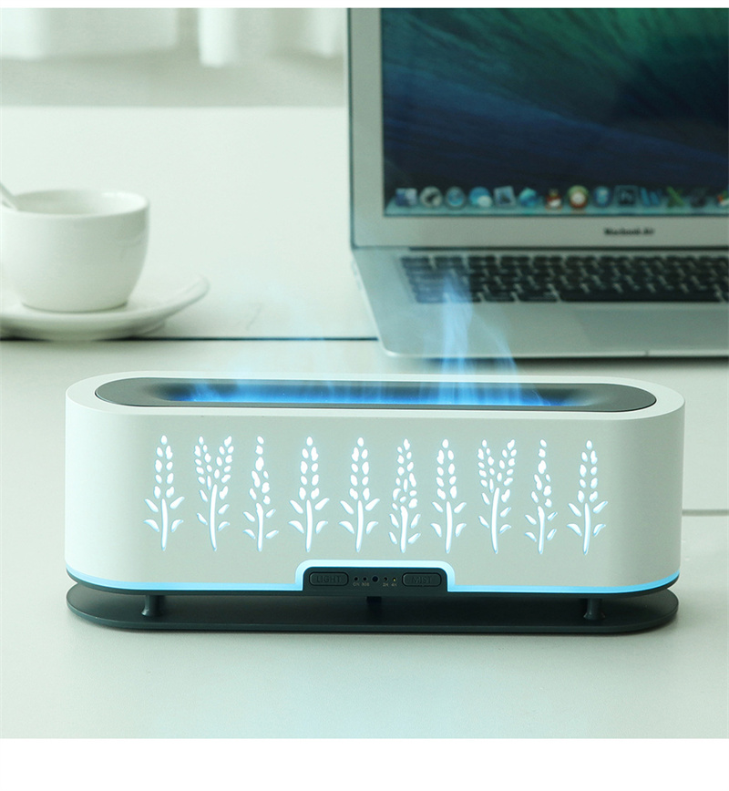 Yminigo Simulation Flame Aroma Diffuser – 200ml with Ioniser, Timer & Remote Control - Image 4