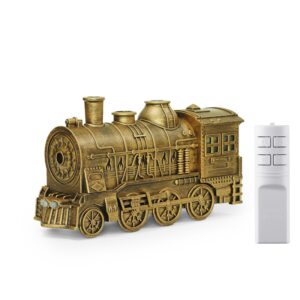 Yminigo YX-2100 Steam Train Aroma Diffuser – 300ml with Smoke Ring Mode, 7-Color Lights & Remote Control