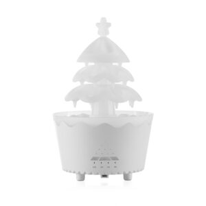 Yminigo V51 Lucky Tree Cloud Rain Humidifier – 250ml with Water Drop Sound, 7-Color Light & Remote Control