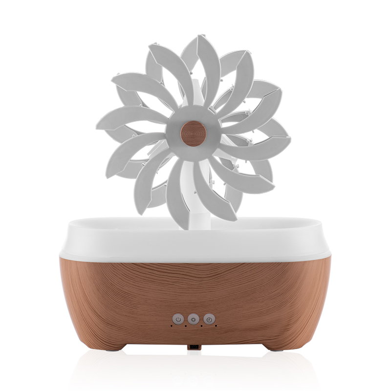 Yminigo V57 Windmill Humidifier – 300ml with 7-Color LED, Timer & Remote Control