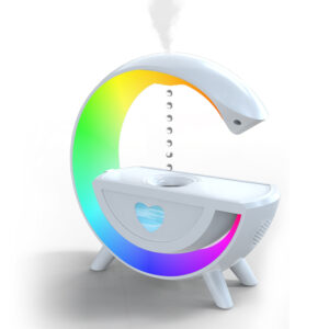 Yminigo Y13 Anti-Gravity Humidifier – 300ml with Bluetooth, 7-Color Light & Water Drop Effect