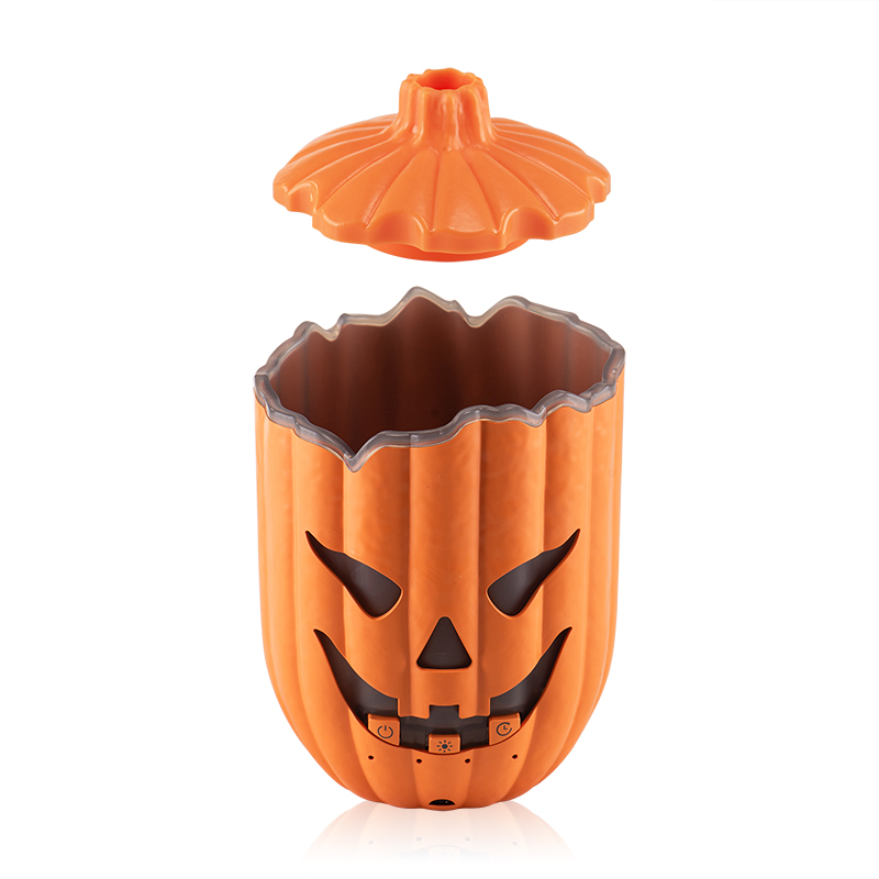 Yminigo V86 Aurora Aroma Diffuser – 300ml Pumpkin Design with Smoke Ring Mode, RGB LED & Remote Control - Image 3