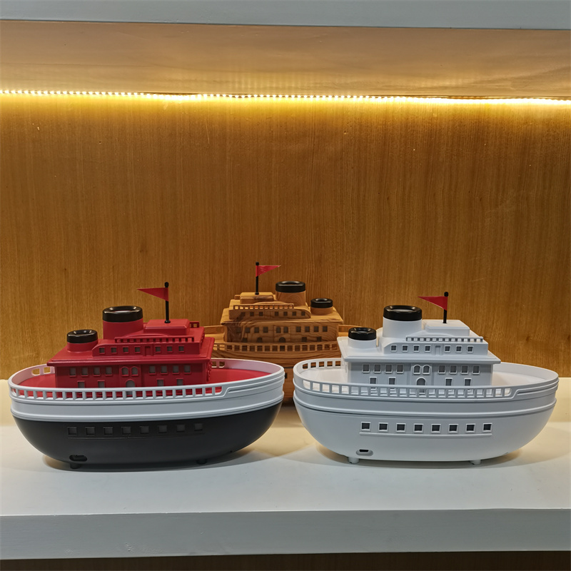 Yminigo YX-3000 boat aroma diffuser in red, wood grain and white colors