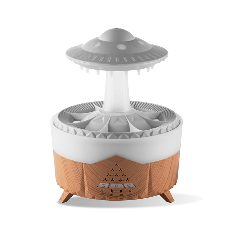 Yminigo V56 Raindrop Humidifier – 300ml with 7-Color LED, Timer & Waterless Auto Shut-Off - Image 3