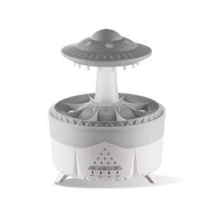 Yminigo V56 Raindrop Humidifier – 300ml with 7-Color LED, Timer & Waterless Auto Shut-Off