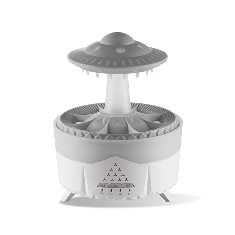 Yminigo V56 Raindrop Humidifier – 300ml with 7-Color LED, Timer & Waterless Auto Shut-Off