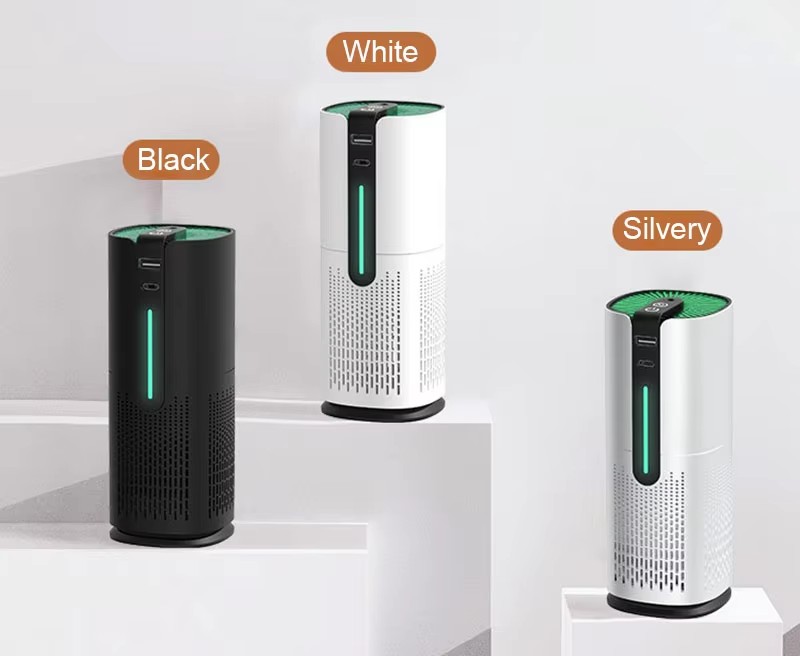 Yminigo BCAP-05 Car Air Purifier – HEPA + Activated Carbon with 30M Negative Ion & Air Quality Indicator - Image 4