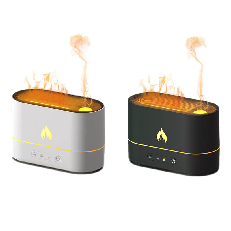 Yminigo Flame Jellyfish Aroma Diffuser – 250ml with Flame Effect, Blue Light & Timer - Image 4