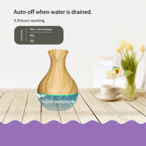 Yminigo KJR-097 vase humidifier 160ml with auto-off when water is drained