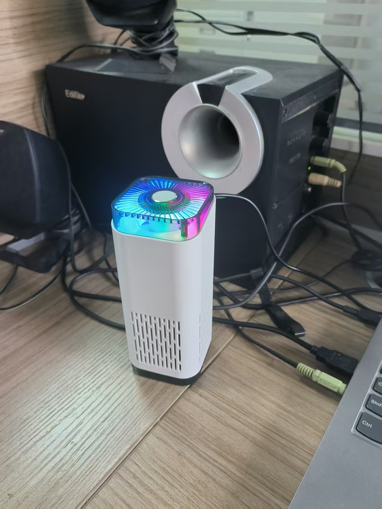 Yminigo T5 Air Purifier – H13 HEPA + Activated Carbon with Negative Ion & Type-C Rechargeable - Image 2