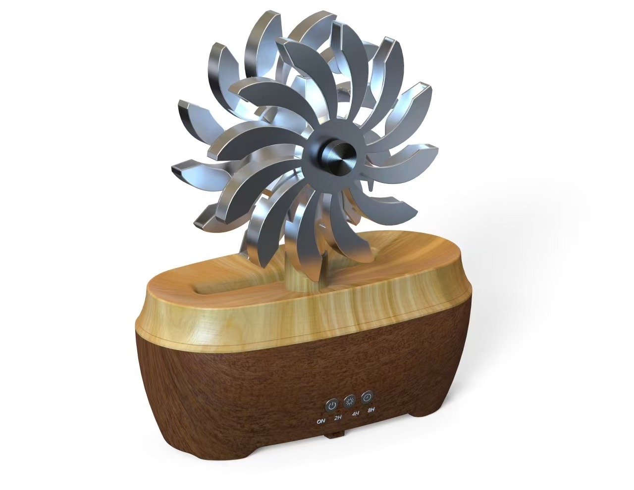 Yminigo V57 Windmill Humidifier – 300ml with 7-Color LED, Timer & Remote Control - Image 6