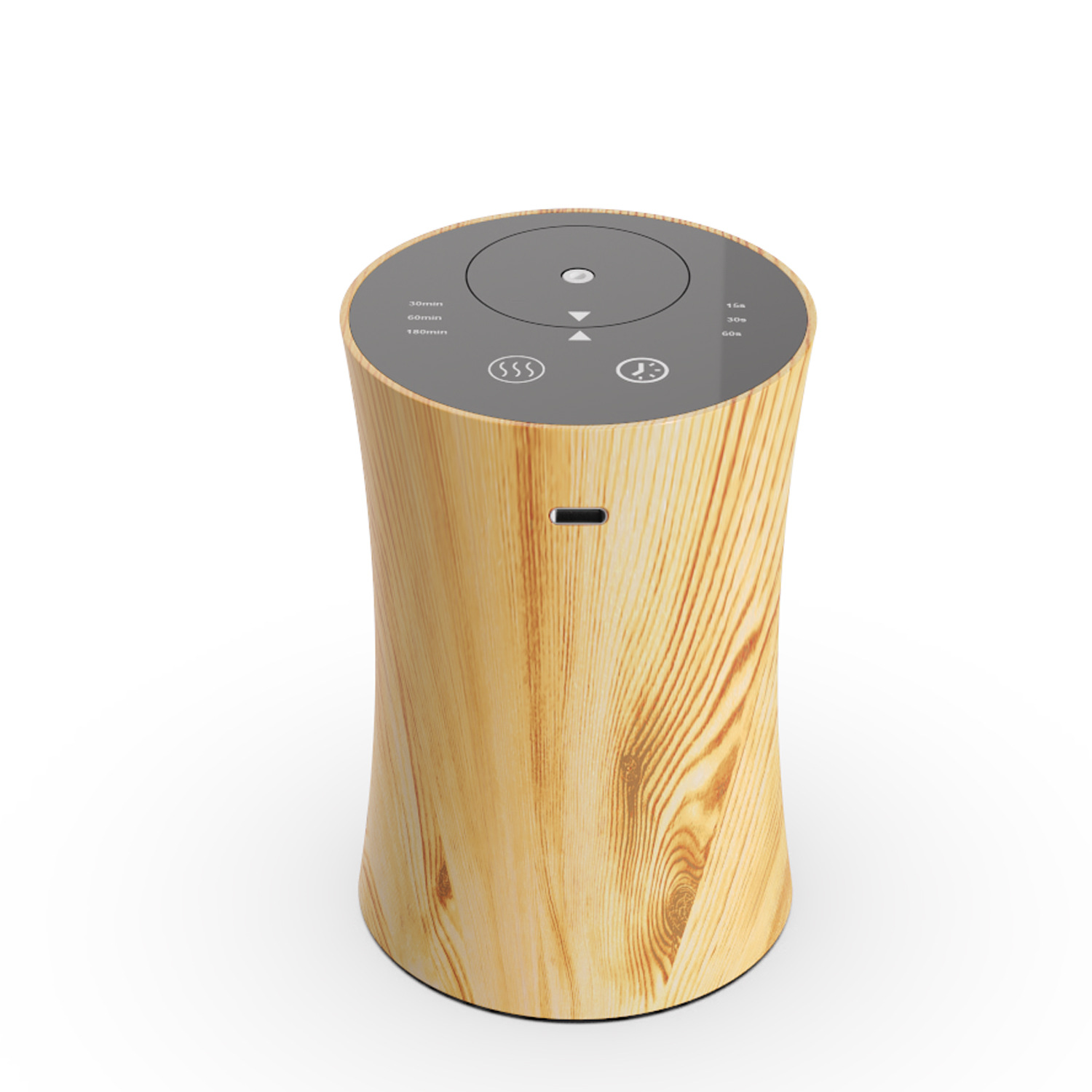 Yminigo Waterless Nebulizer Aroma Diffuser – Portable with Battery, 7-Color Light & Touch Control