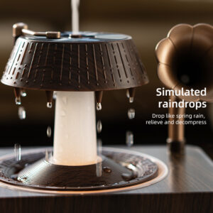Yminigo V98 gramophone aroma diffuser with simulated raindrop effect