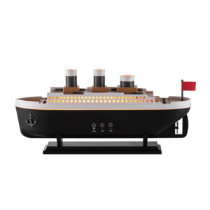 Yminigo V75 Ship Aroma Diffuser – 250ml with Smoke Ring Mode, 7-Color Lights & App Control
