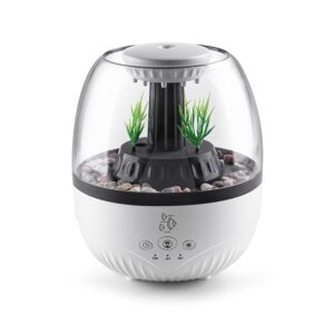 Yminigo Fish Tank Humidifier – 350ml with 7-Color Light, Essential Oil Diffusion & Timer