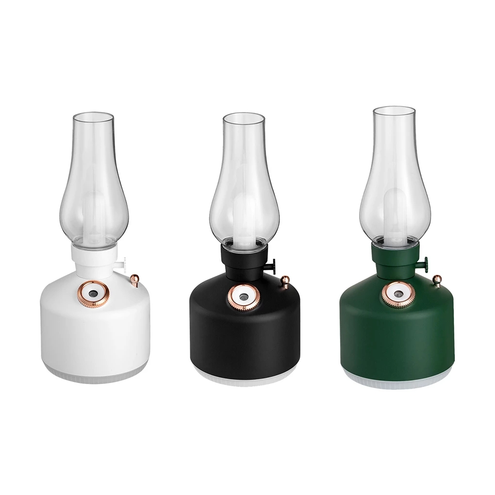 Yminigo Vintage Lantern Humidifier – 280ml with Camping Light, Dual Spray Modes & Battery - Image 2
