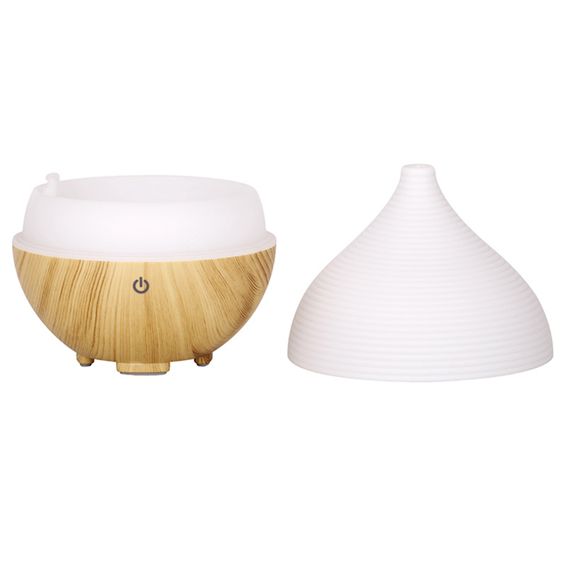 Yminigo Dome Wood Grain Aroma Diffuser – 160ml with 7-Color LED, Touch Control & Auto Shut-Off - Image 3
