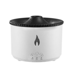 Yminigo V19 Jellyfish Flame Aroma Diffuser – 360ml with Volcano Mist, Dual-Color Flame & Remote Control