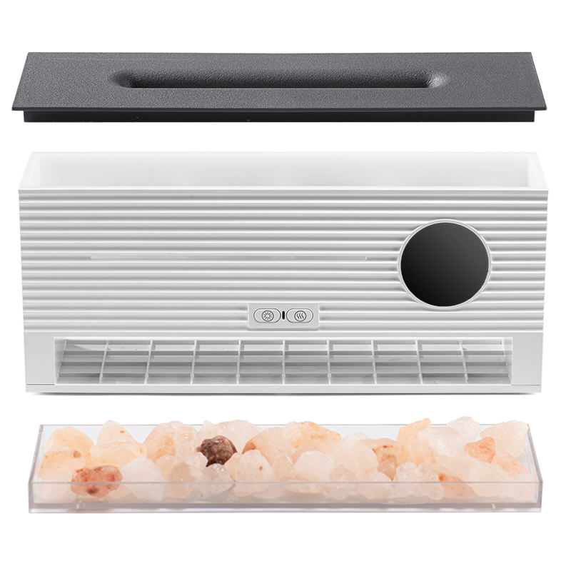 Yminigo Rock Flame Aroma Humidifier – 260ml with Realistic Flame, Clock & Alarm, and Remote Control - Image 2