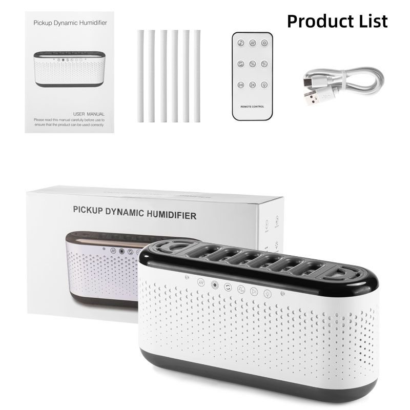 Yminigo Pickup Dynamic Humidifier – 600ml with Bluetooth Speaker, 6 Mist Nozzles & Music Sync Light - Image 2