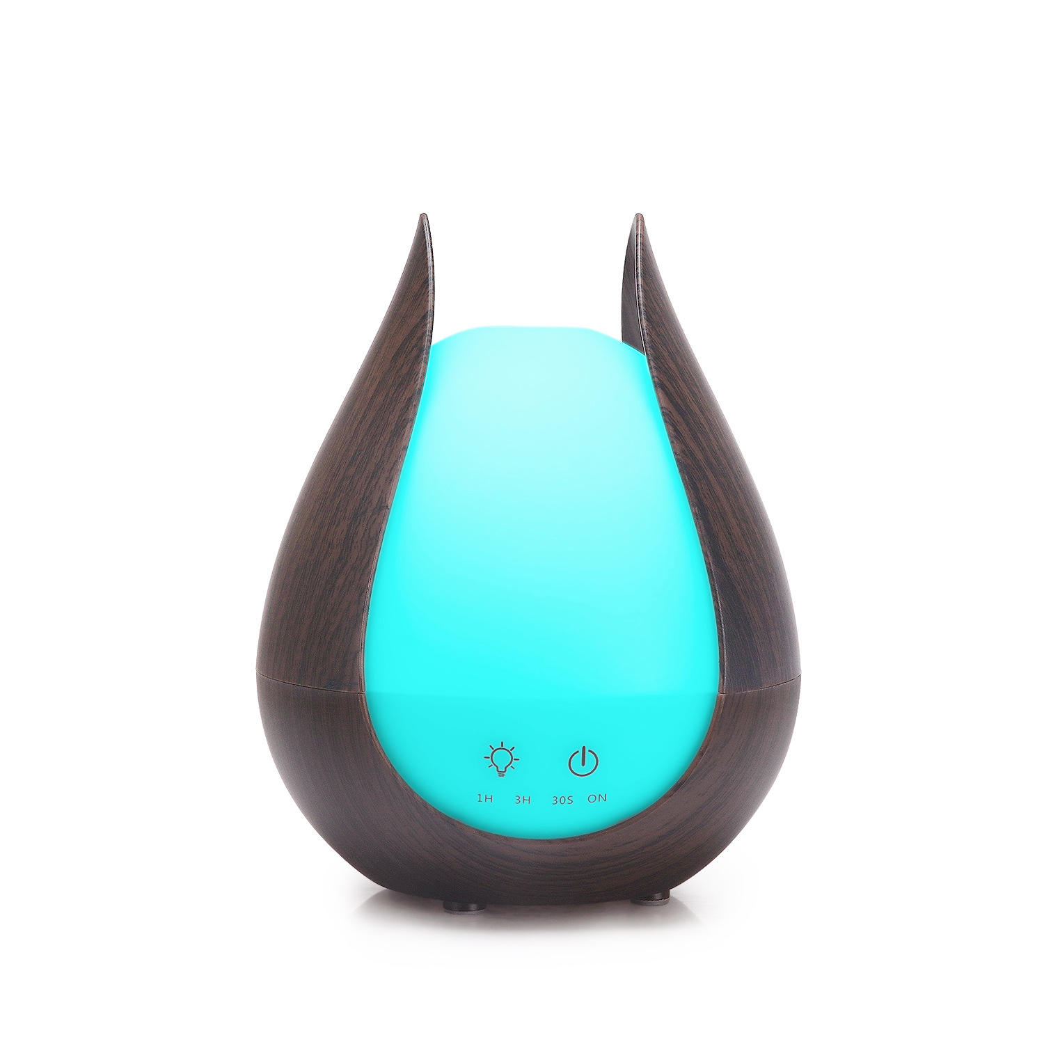 Yminigo YX262 Wood Grain Aroma Humidifier – 200ml with 7-Color Light, Timer & Ultrasonic Quiet Operation
