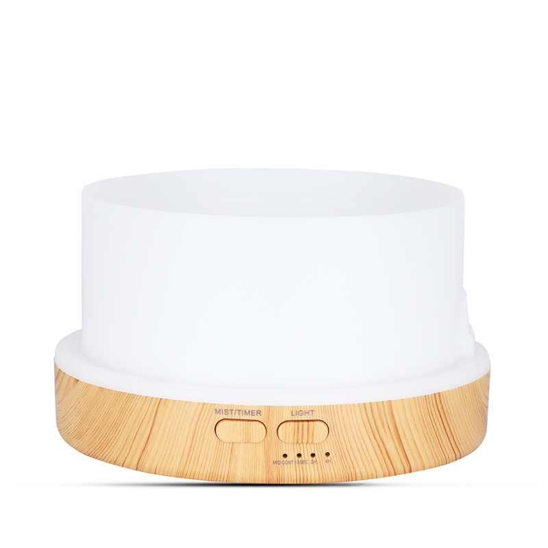 Yminigo Dolphin Ocean Aroma Humidifier – 700ml Wood Grain Diffuser with 7-Color Lights & Remote - Image 3