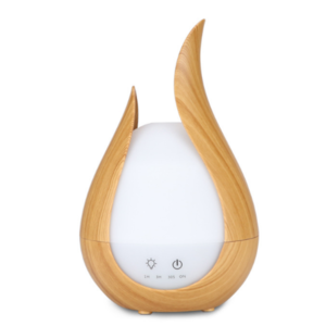 Yminigo YX261 Wood Grain Aroma Humidifier – 200ml with 7-Color Light, Timer & Ultrasonic Quiet Operation
