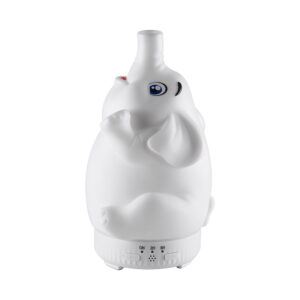 Yminigo V29 Elephant Humidifier – 120ml with Smoke Ring Mode, 360° Rotation & 7-Color Light