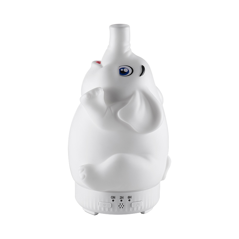 Yminigo V29 Elephant Humidifier – 120ml with Smoke Ring Mode, 360° Rotation & 7-Color Light
