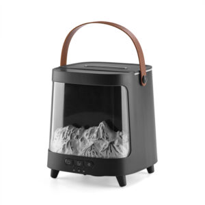 Yminigo Volcano Flame Aroma Diffuser – 200ml with Colorful Aurora, 7-Color Light & Remote Control