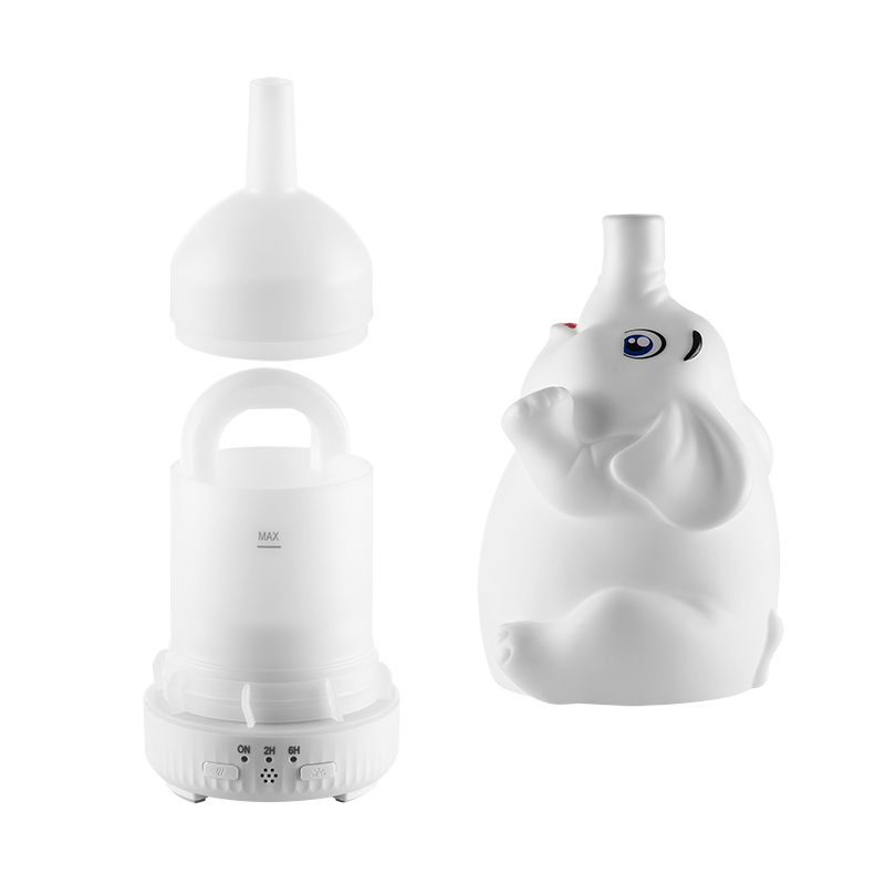 Yminigo V29 Elephant Humidifier – 120ml with Smoke Ring Mode, 360° Rotation & 7-Color Light - Image 2