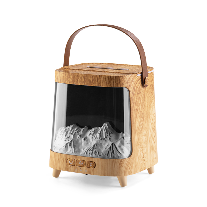 Yminigo Volcano Flame Aroma Diffuser – 200ml with Colorful Aurora, 7-Color Light & Remote Control - Image 3