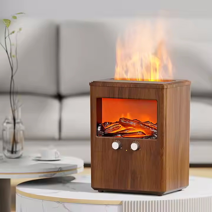 Yminigo 5D Flame Aroma Humidifier – 3L with Essential Oil, Adjustable Mist & Smart Power-Off - Image 3