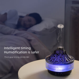 Yminigo volcano diffuser with blue light and timer for sleep