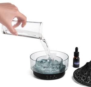 Adding water to the Yminigo 300ml volcano humidifier