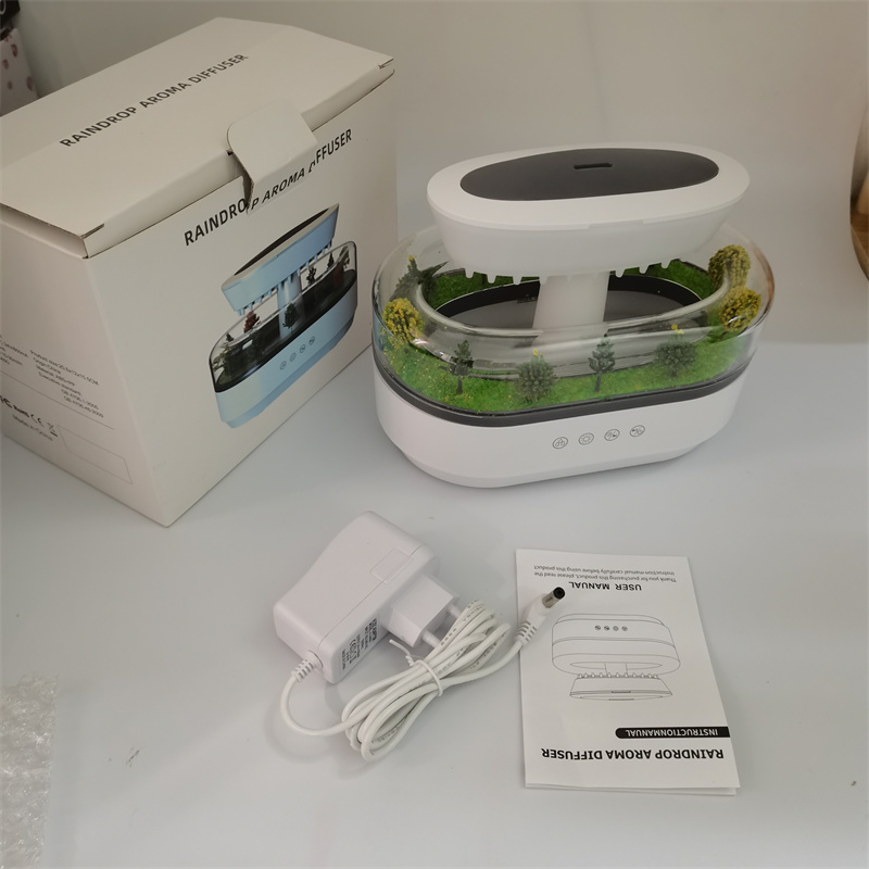Yminigo Forest Landscape Humidifier – 250ml with White Noise, Rain Effect & 7-Color Light - Image 6