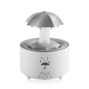 Yminigo V88 Rotating Water Drop Aroma Diffuser – 300ml with 7-Color Light, Timer & Remote Control
