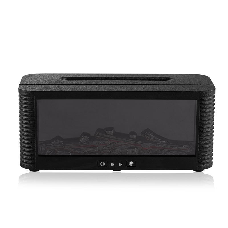 Yminigo Flame Fireplace Aroma Diffuser – 250ml Simulated Flame Humidifier with Remote Control & 7-Color Lights - Image 2