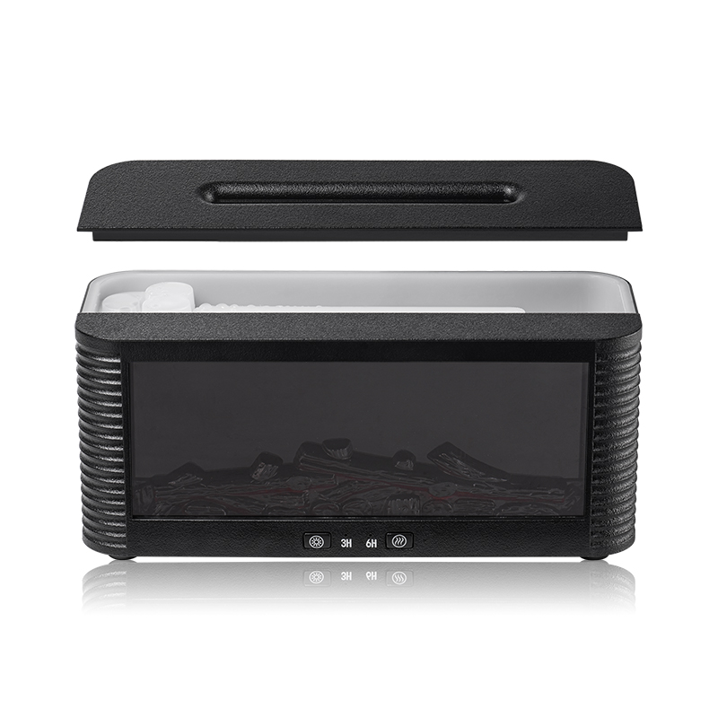 Yminigo Flame Fireplace Aroma Diffuser – 250ml Simulated Flame Humidifier with Remote Control & 7-Color Lights - Image 5
