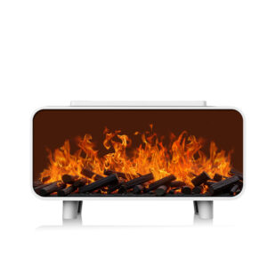 Yminigo LA-0659 Flame Aroma Humidifier – 200ml with 7-Color Light & Wood Grain Finish
