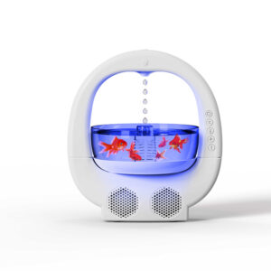 Yminigo Y11 Fish Tank Humidifier – 700ml with Anti-Gravity Water Drop, Bluetooth & 7-Color Light