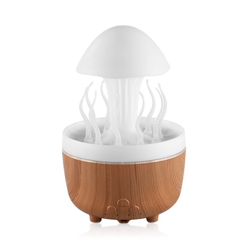 Yminigo Deep Sea Elf Aroma Diffuser – 300ml with Raindrop Effect, 7-Color LED & Remote Control - Image 3