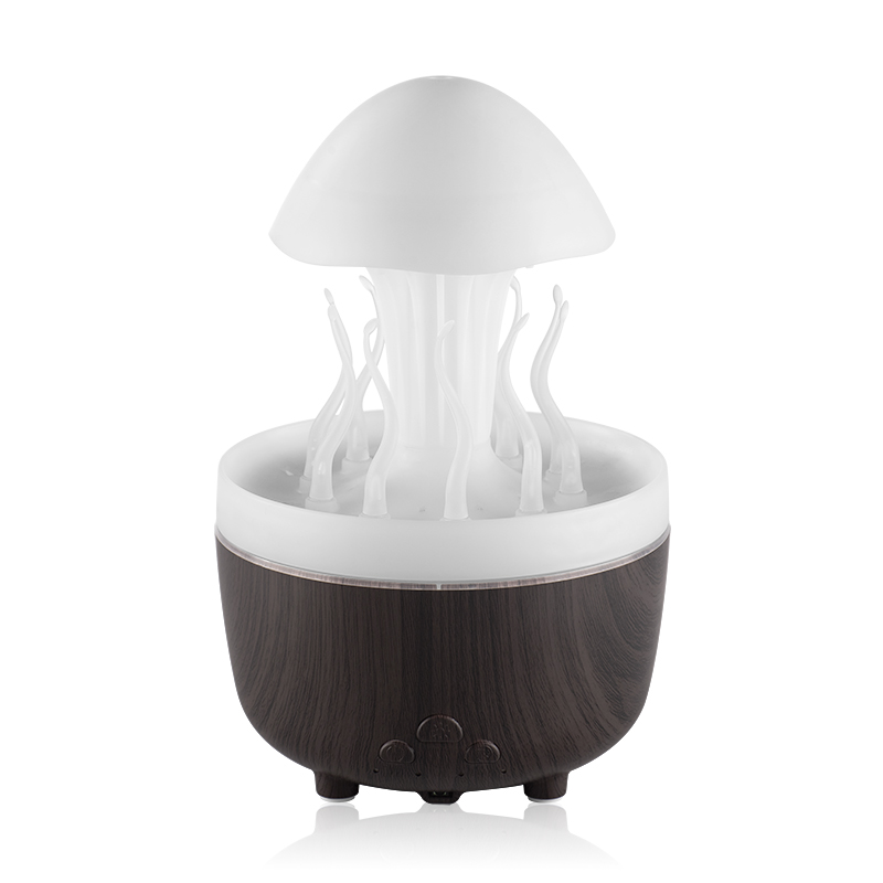 Yminigo Deep Sea Elf Aroma Diffuser – 300ml with Raindrop Effect, 7-Color LED & Remote Control - Image 4