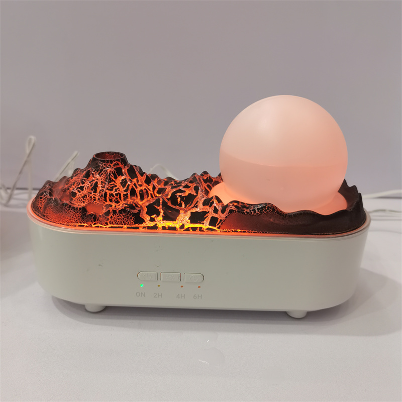 Yminigo Crystal Ball Flame Humidifier – 300ml with Jellyfish Spray, Volcano Mist & Bluetooth Music - Image 4