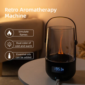 Yminigo retro aromatherapy machine with simulated flames and dual-color cold and warm lights